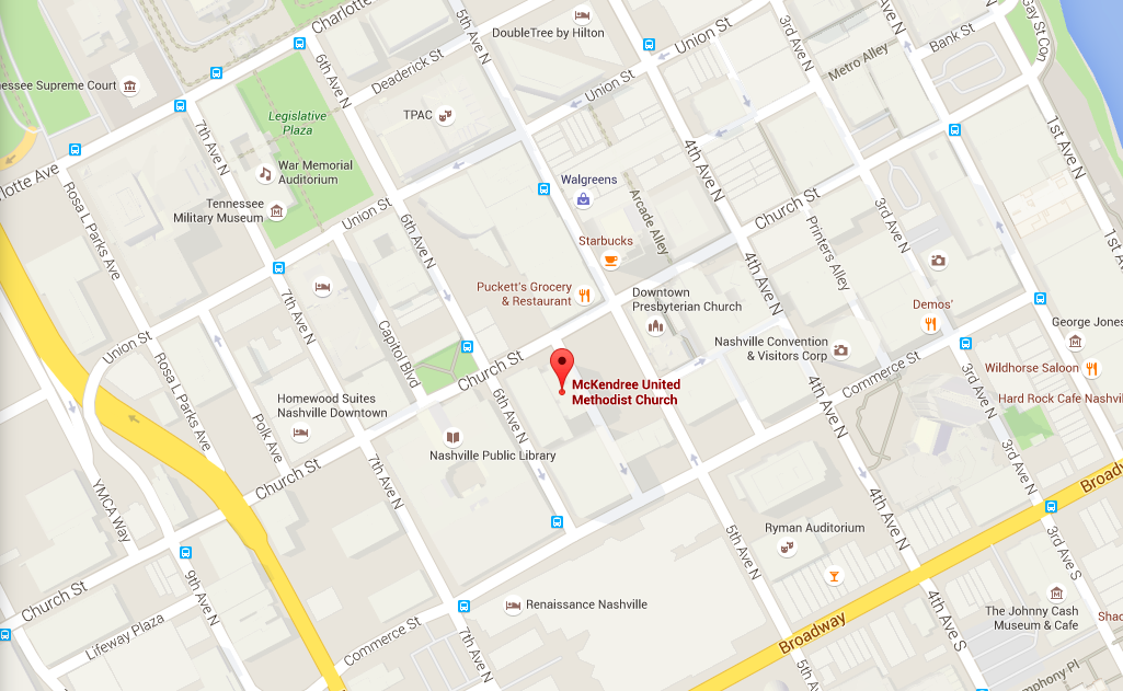 McKendree UMC map