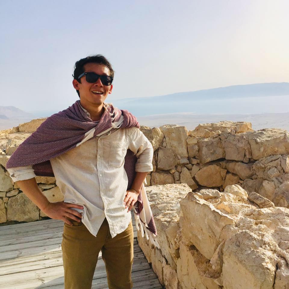 Image may contain: Ezra Howe, smiling, standing, outdoor and nature